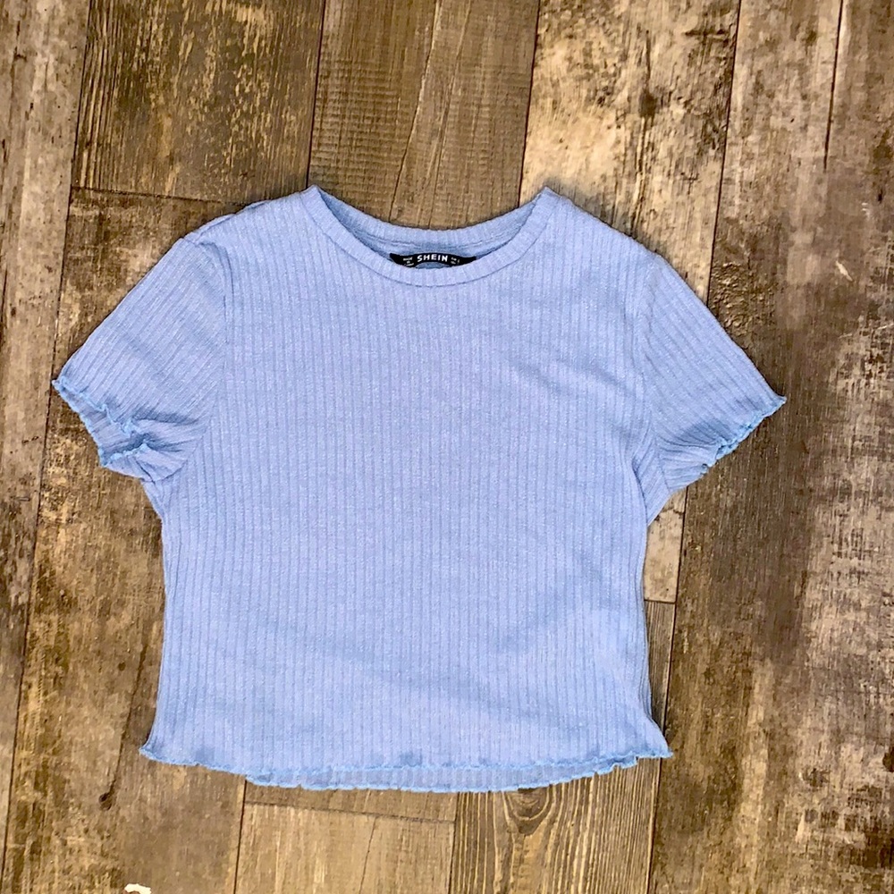 Women’s Blue Crop Top